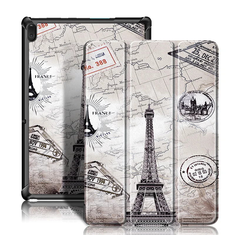 Чехол для lenovo Tab P10 Smart Cover кожаный TB-X705F TB-X705L TB X705 чехол для планшета тонкий магнитный складной чехол-подставка 10,1" - Цвет: Color