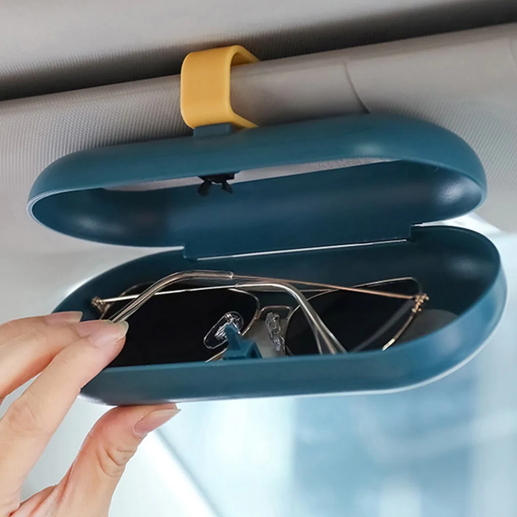 

Car Glasses/Sunglasses Case Anti-Fall Visor Sunglasses Storage Box with Aroma Diffuser
