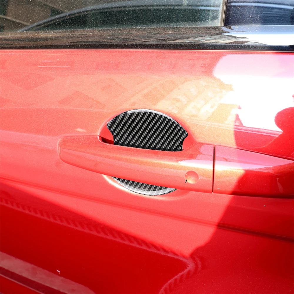 

Углеродные наклейки на автомобильные наружные двери и чаши для Toyota Camry 8-2018 2019, стильная Автомобильная крышка, отделка, аксессуары для украше...