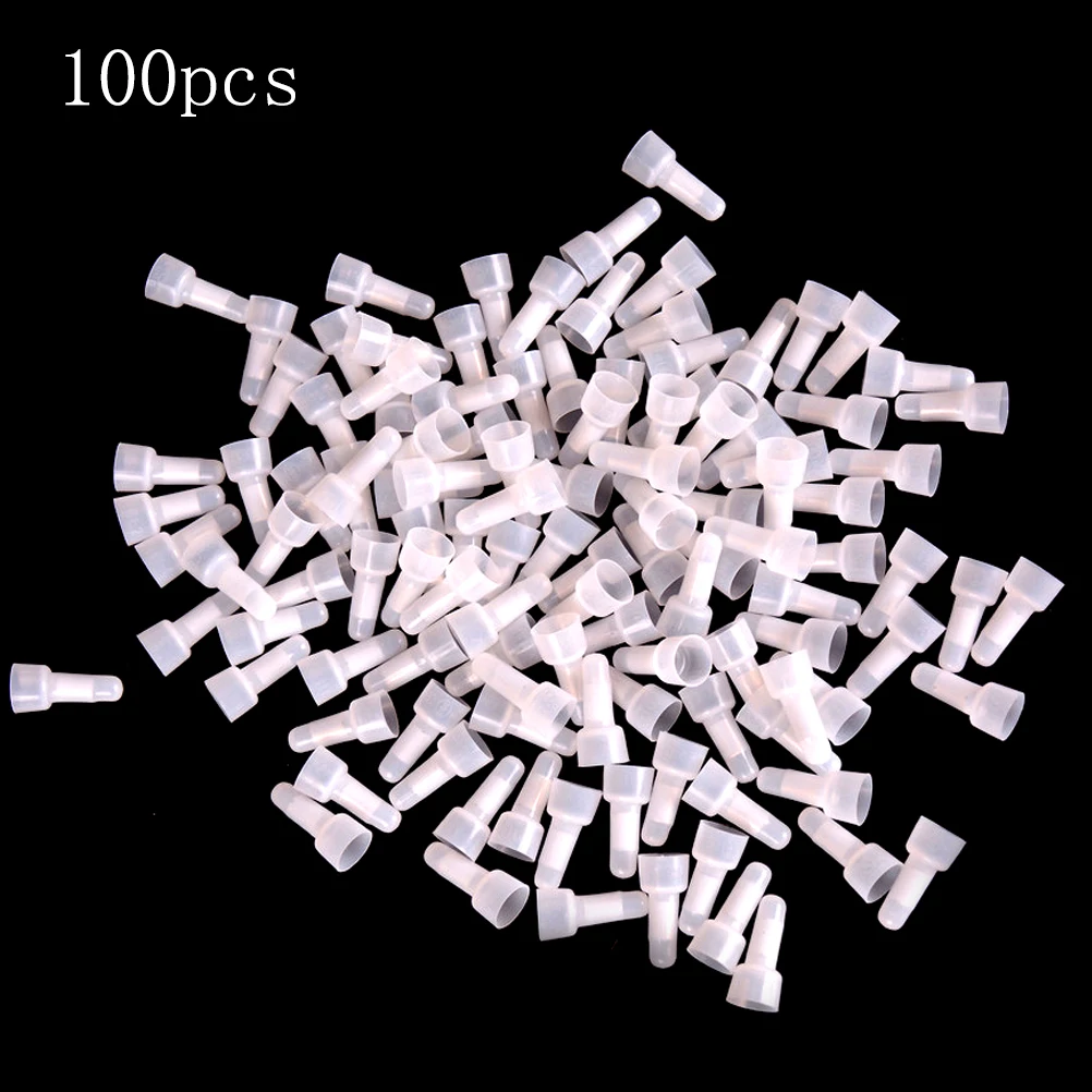 ОБЖИМНАЯ крышка с закрытым концом 100 шт. клеммы для электрических проводов