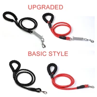 big dog leash pet dogs chain reflective leashes eva wear resistant dog leash linker for medium large dog durable pet accessories