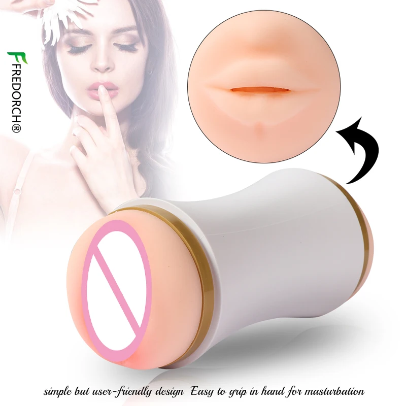 Двухканальный Мужской мастурбатор Минет киска сосание искусственная машина