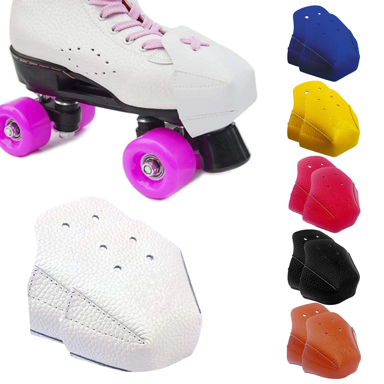 

Roller Skates Leather Toe Cap Guard Roller Skate Toe Protector Toe Cap Protector For Skating