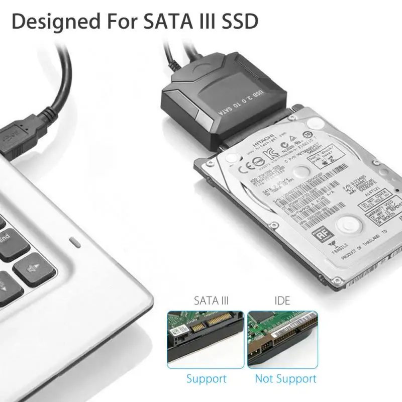 Переходник с USB 3 0 на SATA 2 1 5 дюйма Гбит/с|Компьютерные кабели и разъемы| |