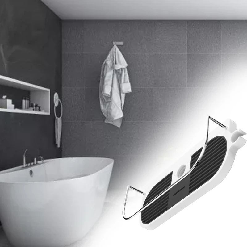 

Shower Caddy Shelf Razor Shampoo Holder Storage Organizer for Bathroom Laundry with Removable Hollow Bottom Plate