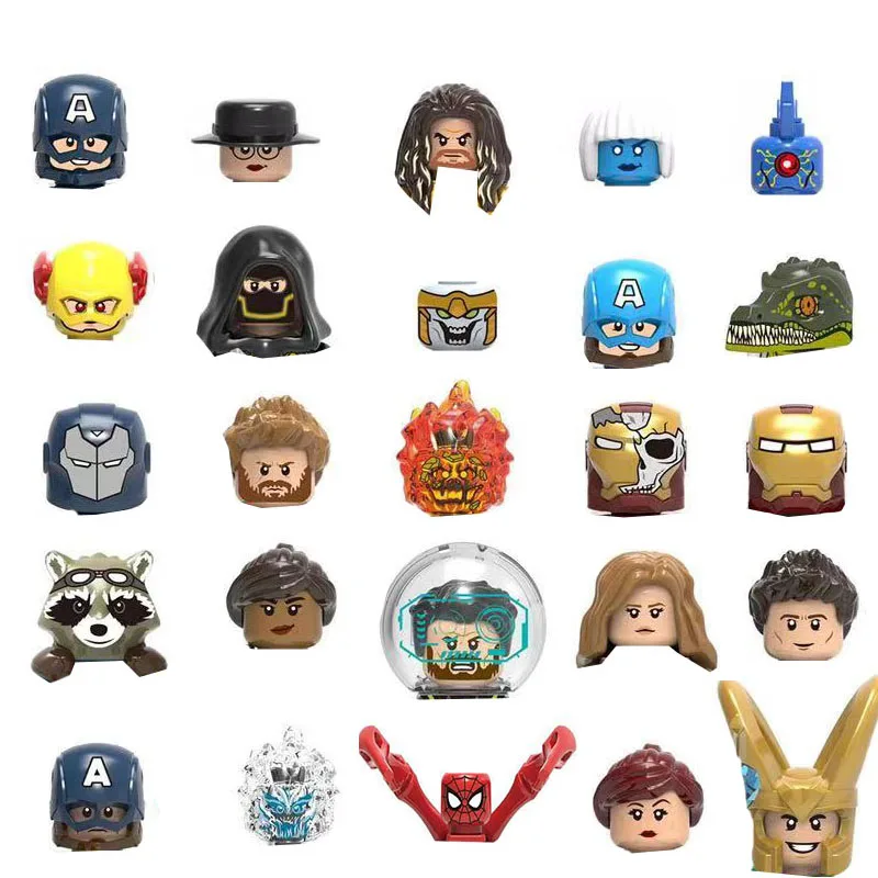 Фигурки героев фильмов серии Super Hero X0256 строительные блоки Обучающие Детские