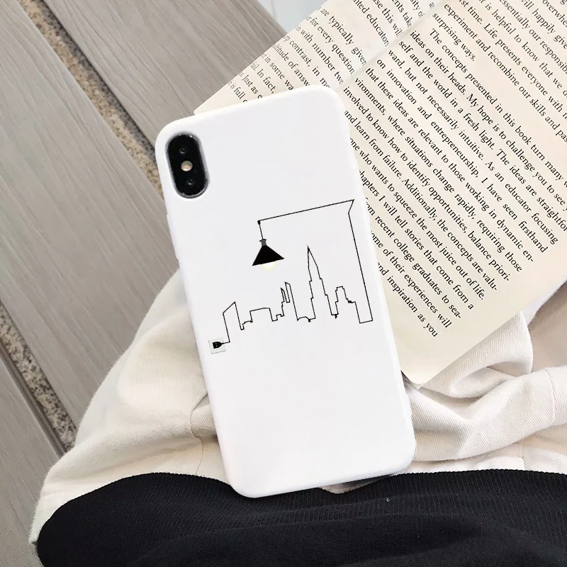 GYKZ чехол для телефона с рисунком кота и губ iPhone XS MAX X XR 7 8 6 6s Plus Yes No Art Line Мягкая