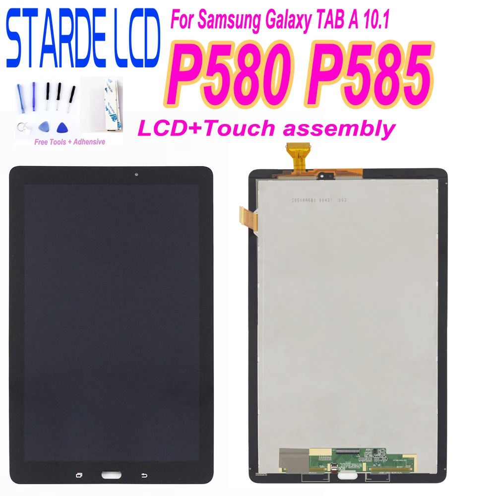 ЖК дисплей STARDE для Samsung Galaxy Tab A 10 1 P580N P580 P585 с сенсорным экраном и дигитайзером в