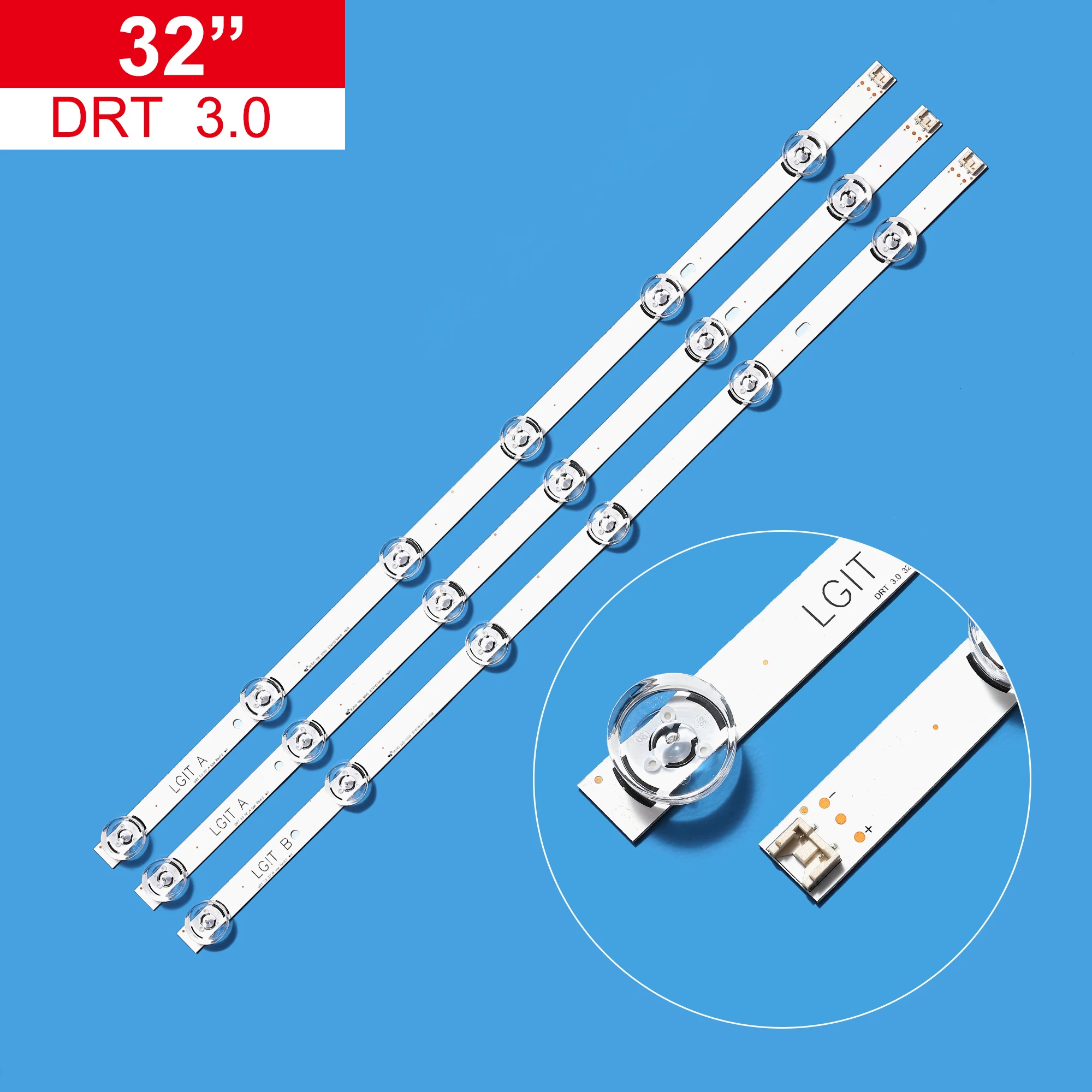

Светодиодная лента для телевизора, совместимая с 32LB561V 32LB550B LIG Innotek DRT 3,0 32 A B 6916l-2223A 6916l-2224A 6916L-1974A 1975A 1703A 1704A