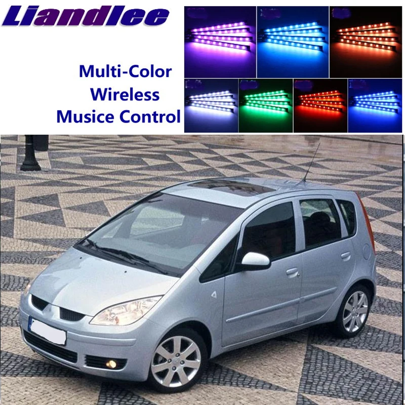 LiandLee автомобильный светящийся Интерьер пол декоративные сиденья акцент