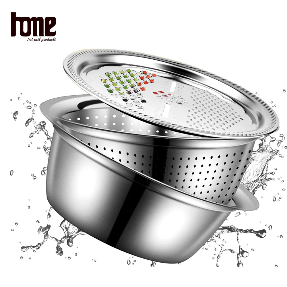 Сливная корзина из нержавеющей стали овощерезка терка для сыра с контейнером