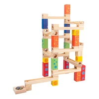 53pcs wooden geometric shape stack blockbuilding blocks preschool eucational toyschildren diy toys