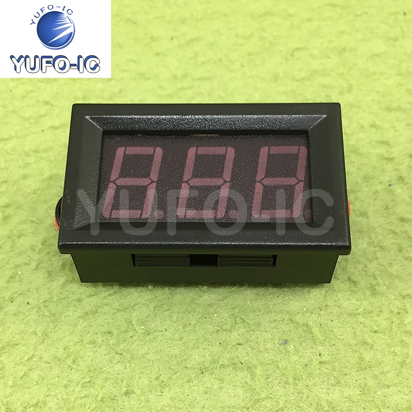 Бесплатная доставка 1 шт. двухпроводный DC5V-120V цифровой дисплей Вольтметр цифровое напряжение часы Заголовок анти-обратное соединение 0,56