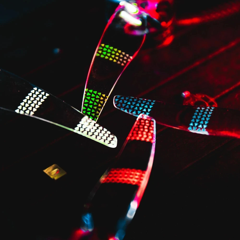 

4 пары Gemfan 51466 51466L Лунная лампа фотоэлемент пропеллера костюм 3 лезвия CW CCW со светодиодным комплектом люминесцентсветильник свет Multirotor