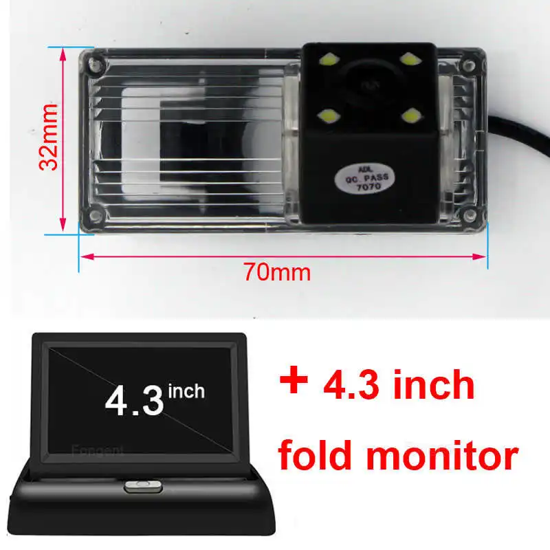 Автомобильная камера заднего вида резервного копирования парковки монитор для