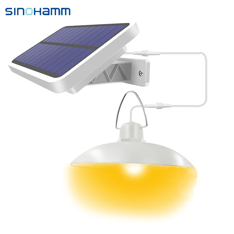 Солнечный светильник для помещений и улицы Солнечная лампа с литиевым