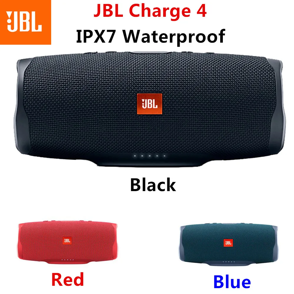 

JBL Зарядка 4 IPX7 Водонепроницаемая уличная музыка Hifi Звук глубокие басы Колонка JBL Charge 4 Беспроводная Bluetooth Портативная колонка