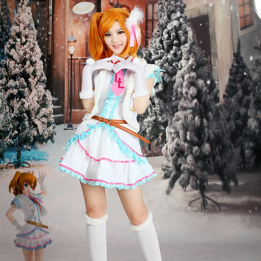 

Love Live School Idol Project Snow Halation Kousaka Honoka Cosplay Costume Uniform Outfit Fancy Dress Anime Cosplay Costumes