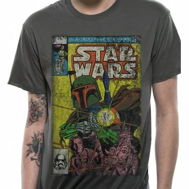 

2021 Boba Fett Comic Cover T Shirt Size