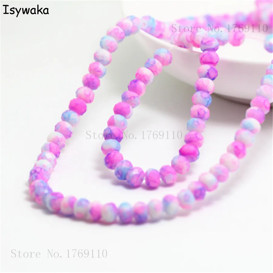 

Распродажа, модные бусины из австрийского граненого стекла Rondelle 4x6 мм, 300 шт., круглые бусины для изготовления ювелирных изделий No.25R6