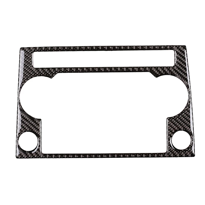 

Car Soft Carbon Fiber Button Decoration Box Frame Cover Trim for Land Rover Discovery Sport 2015-2019