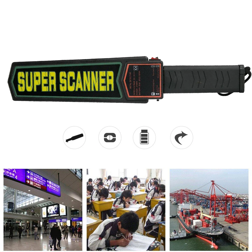 Металлоискатель безопасности портативные сканеры высокочувствительные