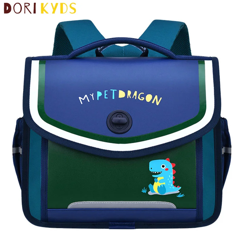 Модный детский рюкзак DORIKYDS, школьная сумка с мультипликационным динозавром для мальчиков и девочек, рюкзак для мальчиков, школьная сумка