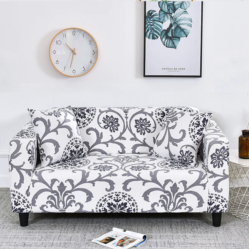 Leopard Pattern Slipcovers Stretch Plaid Sofa Cover for Living Room Couch Armchair Furniture Protective 1/2/3/4-seat | Дом и сад