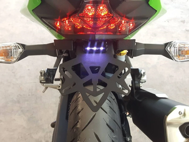 MTKRACING для Ninja 400 NINJA400 аксессуары для мотоциклов держатель номерного знака Рамка Номерного Знака