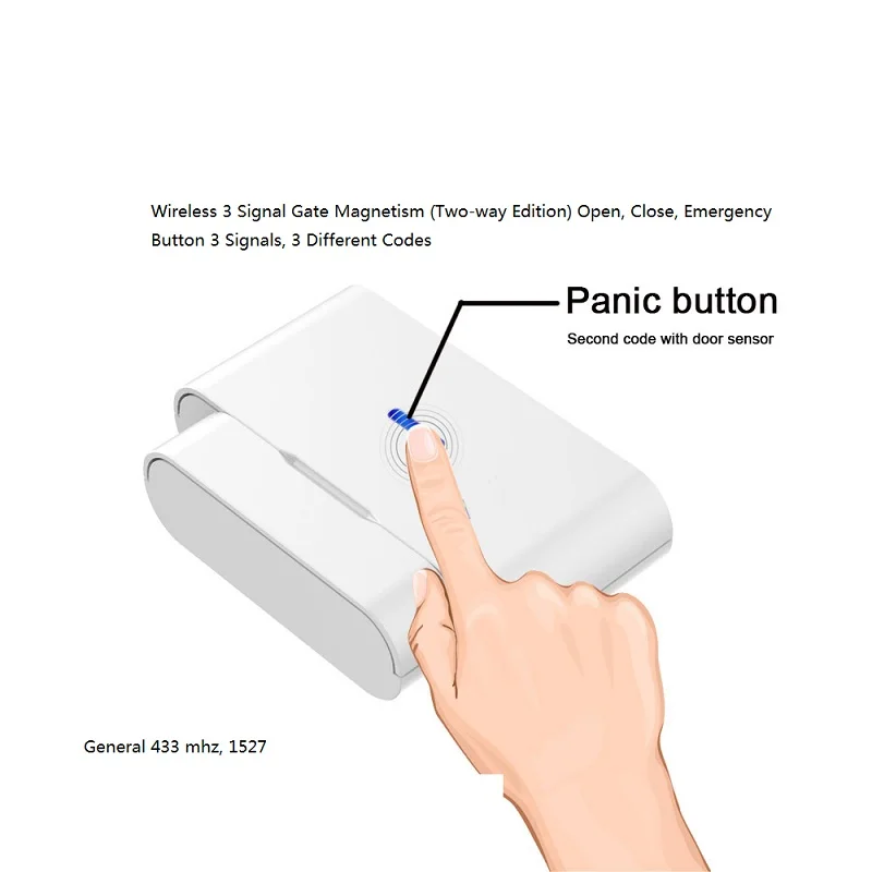 Двунаправленный Беспроводной магнитный дверной звонок открывающийся и