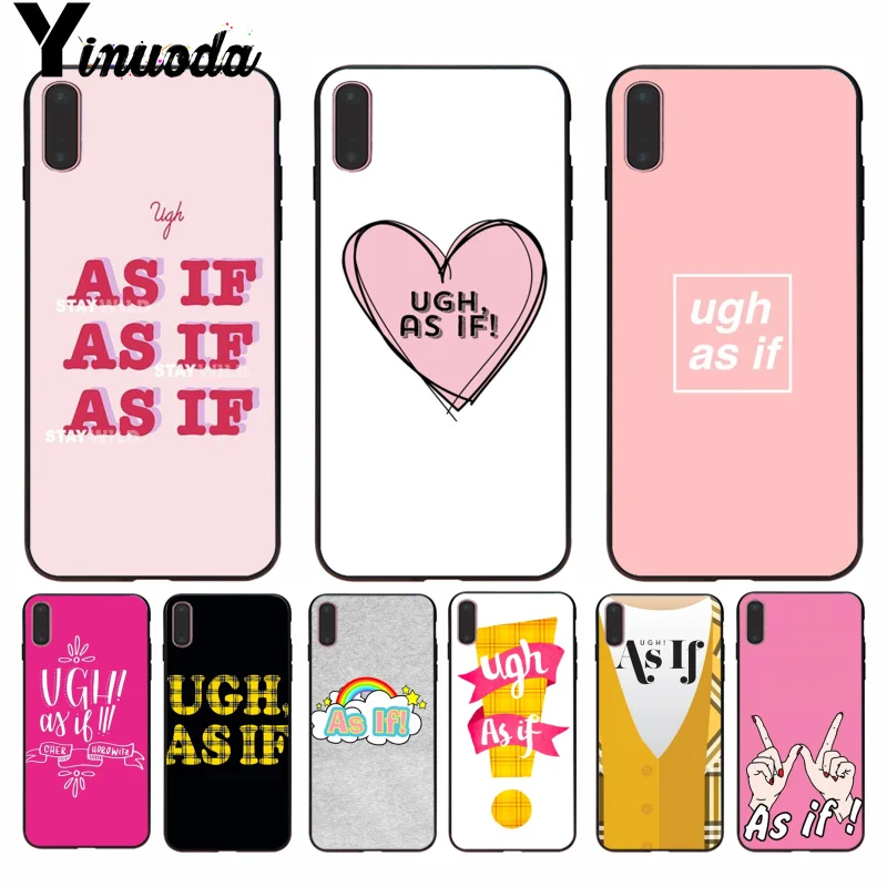 Yinuoda без ключа ugh как если бы цветной милый чехол для телефона Apple iPhone 8 7 6 6S Plus X XS MAX 5