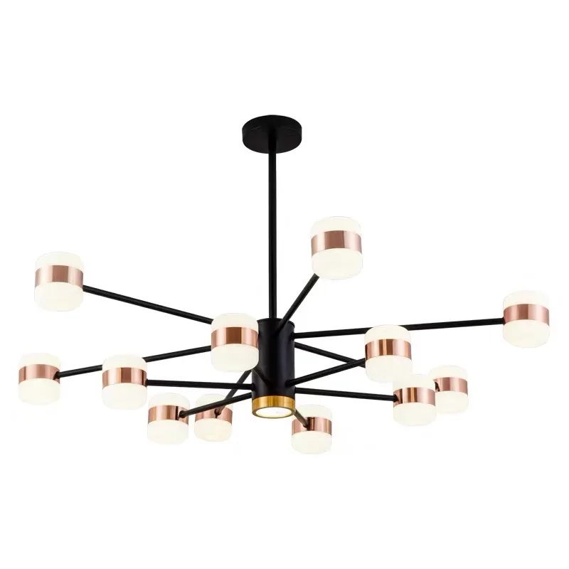 LukLoy NEW Nordic Simple Chandelier Study Suspension Art Lamp Bedroom Living Room Decoration Acrylic LED Light | Лампы и освещение