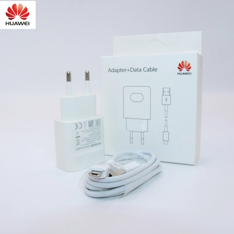 

For Huawei 9V2A EU charger QC 2.0 Quick Fast Charge Adapter Micro USB Cab Mate 7 8 S 10 Lite Nova 3i P8 9 10 Lite Honor 8 9 Lite