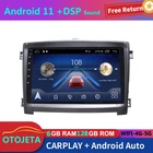 Автомагнитола для Hyundai Santa Fe 2017, стерео, GPS-навигатор, 6 ГБ ОЗУ, 128 Гб ПЗУ, Авторадио 2DIN, Android 10, Bluetooth, мультимедийный плеер