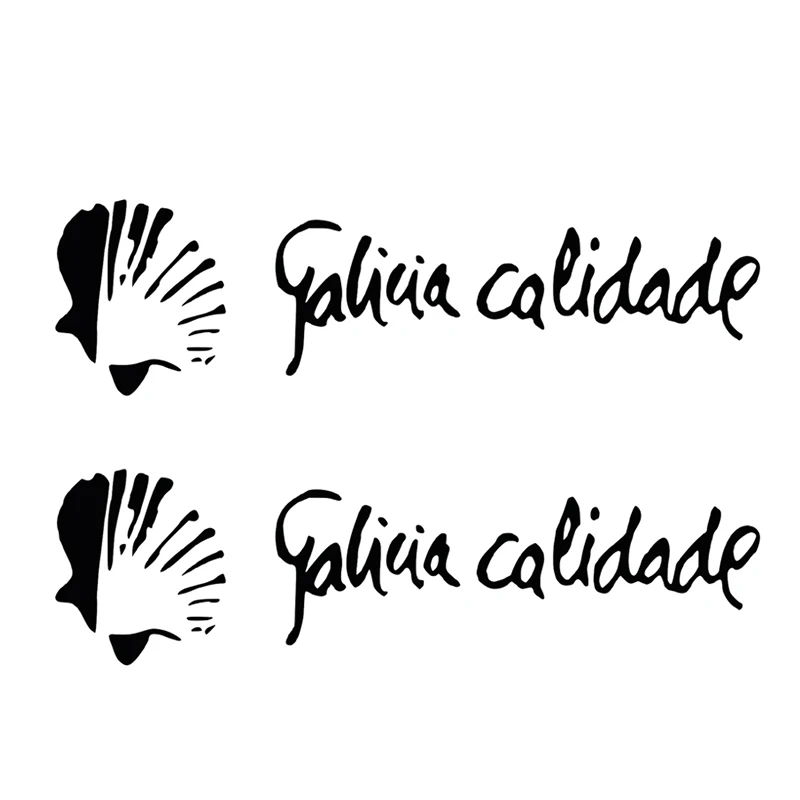 

Creative Car Sticker KK Vinyl 2x Galicia Calidade Waterproof Car Styling Black/Silver 15cm*4cm