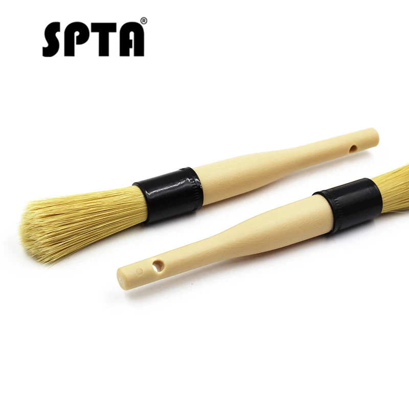 Щетка для чистки автомобиля SPTA щетка с деревянной ручкой универсальные чистящие