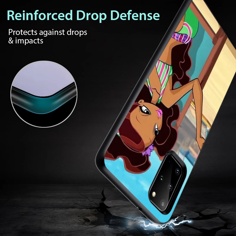 

My Girl Friends for Samsung Note 20 10 9 8 Ultra Plus A91 A81 A71 A51 A42 A41 A31 A21 A12 A11 A01 Black Phone Case