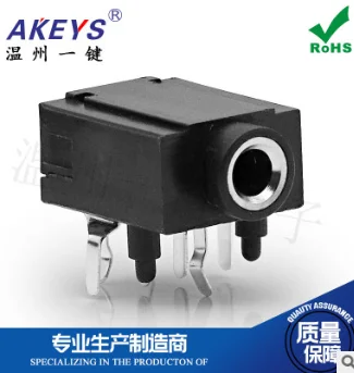 Гнездо для наушников с одним кликом 10 шт. гнездо разъемом 3 5 мм аудио и