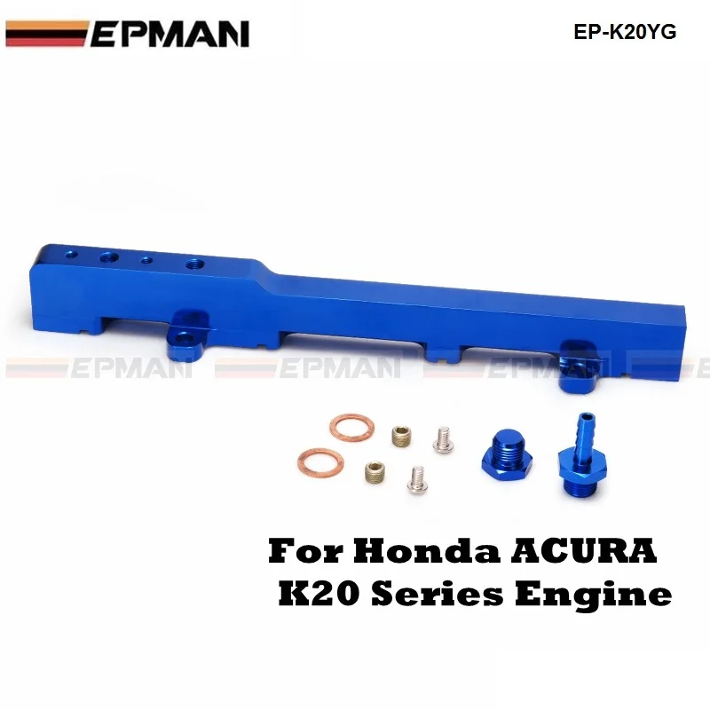 Для Honda K Series K20 DC5 EP3 Jdm гонка Заготовка алюминиевый топливный рельс с высоким