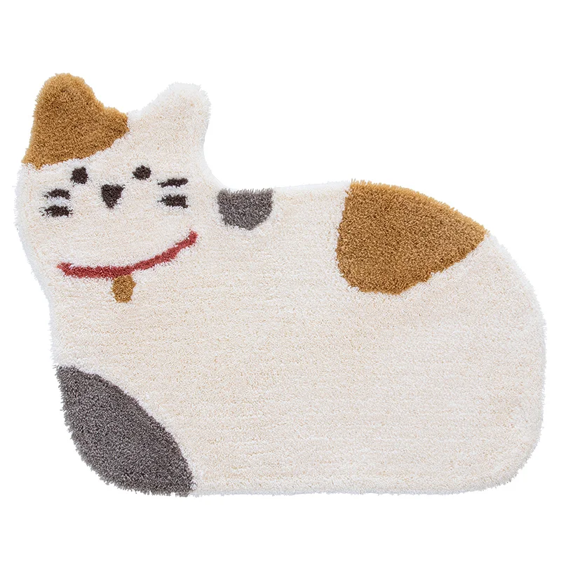 Японский милый дизайн напольный коврик входная дверь противоскользящая для