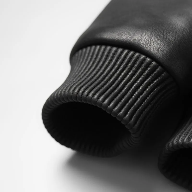 Куртка-пилот мужская из натуральной овечьей кожи зимняя теплая |