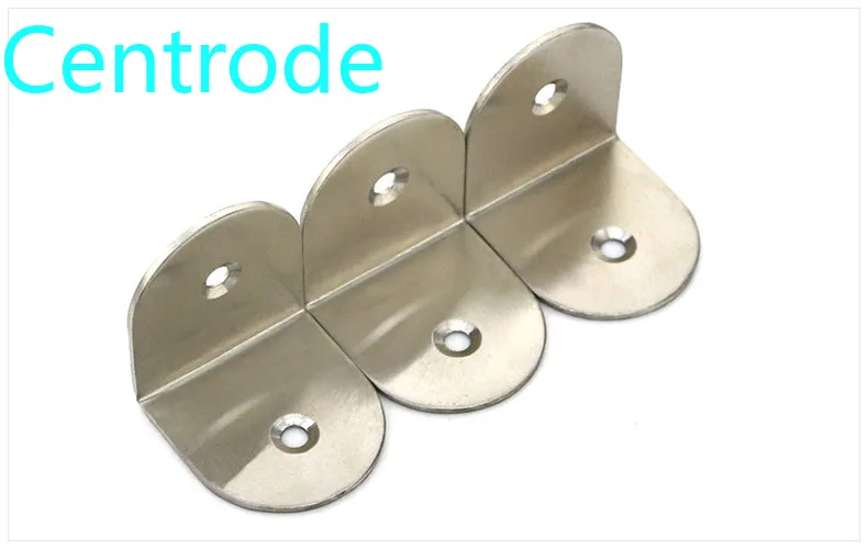 Stainless steel angle code 90 degree right L-shaped connector thickened bracket 2Pcs | Обустройство дома