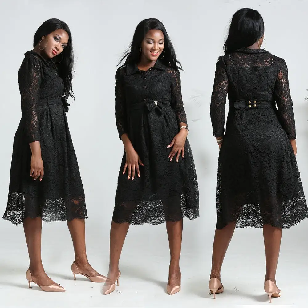 Платье с африканскими кружевами платье на пуговицах африканская одежда