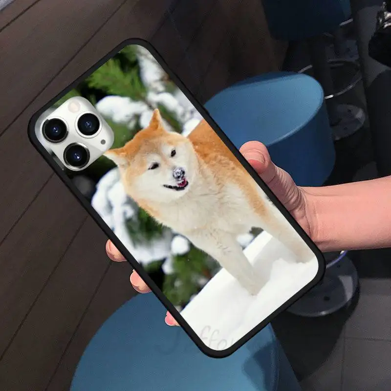 

Animal Cute dog Akita Phone Case for iPhone 11 12 pro XS MAX 8 7 6 6S Plus X 5S SE 2020 XR shell cover funda