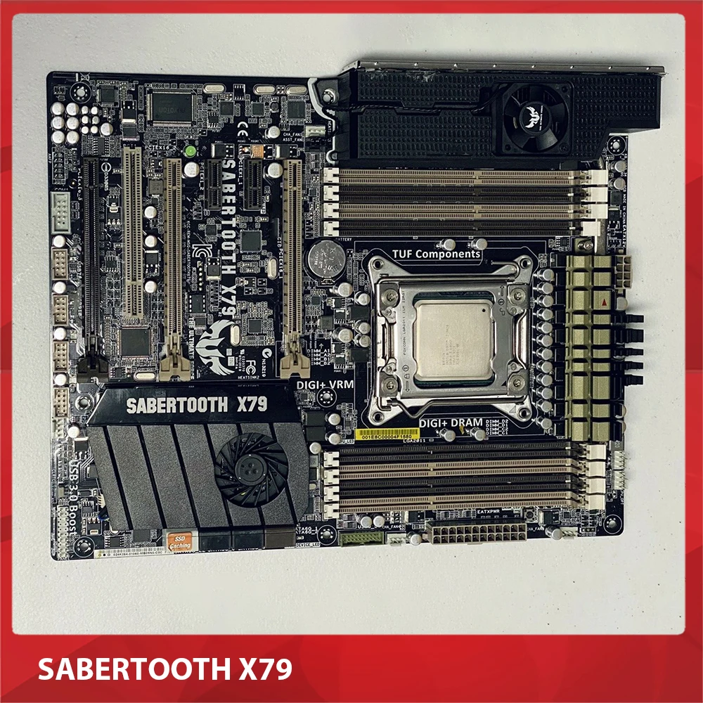 

Для ASUS для SABERTOOTH X79 LGA2011 DDR3 8 + 24PIN 64 Гб ATX оригинальная настольная материнская плата полностью протестирована хорошее качество