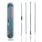 4 шт.лот игла для удаления черных точек, игла для удаления черных точек, средство для ухода за здоровьем, набор инструментов для удаления черных точек