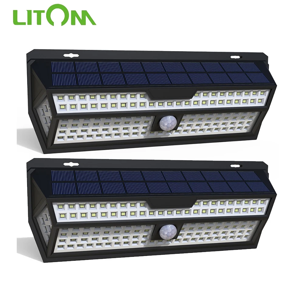 

1/2 шт./упаковка, настенный светильник на солнечной батарее