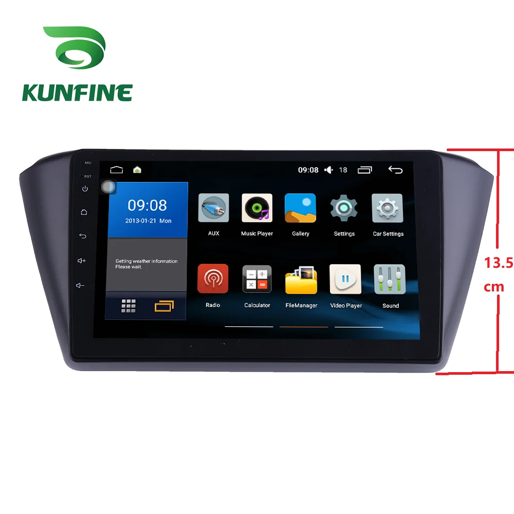 Восьмиядерный 1024*600 Android 8,1 автомобильный DVD gps навигатор плеер Deckless стерео для Skoda Fabia головное устройство радио