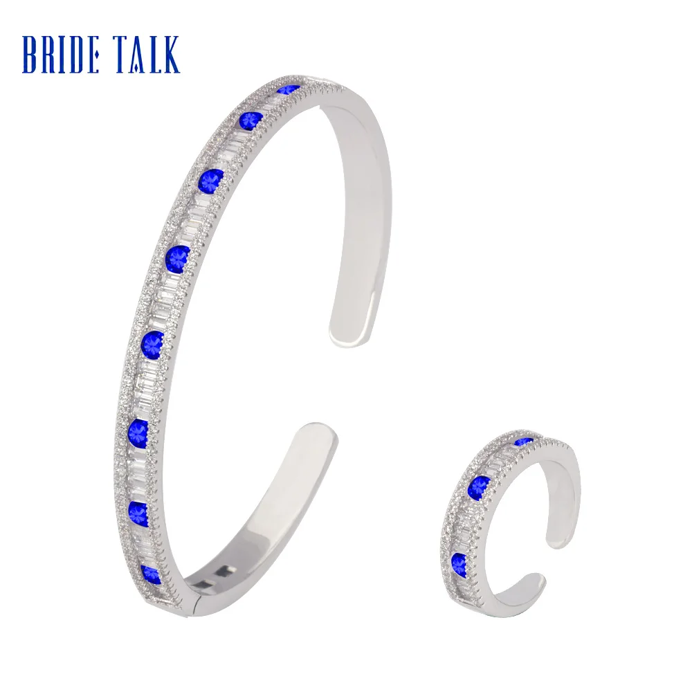 Комплект из кольца и браслета с фианитом|Ювелирные наборы| |