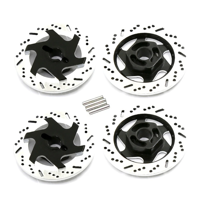 

Wheel Rim Brake Disc Metal Replacement Parts for 1/10 RC Car Upgraded Durable Modified Vehicle Supplies Accessories